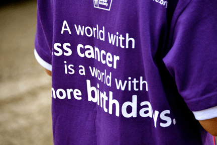 Fighting for less cancer and more birthdays!