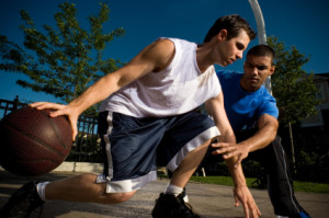 stock photo bball player