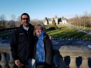 After overcoming chronic pain in her back and hip with the help of Dr. Pawan Sethi, Angie Purcell (right) is excited to continue living her active lifestyle and spending time with her husband, Russ (left). 